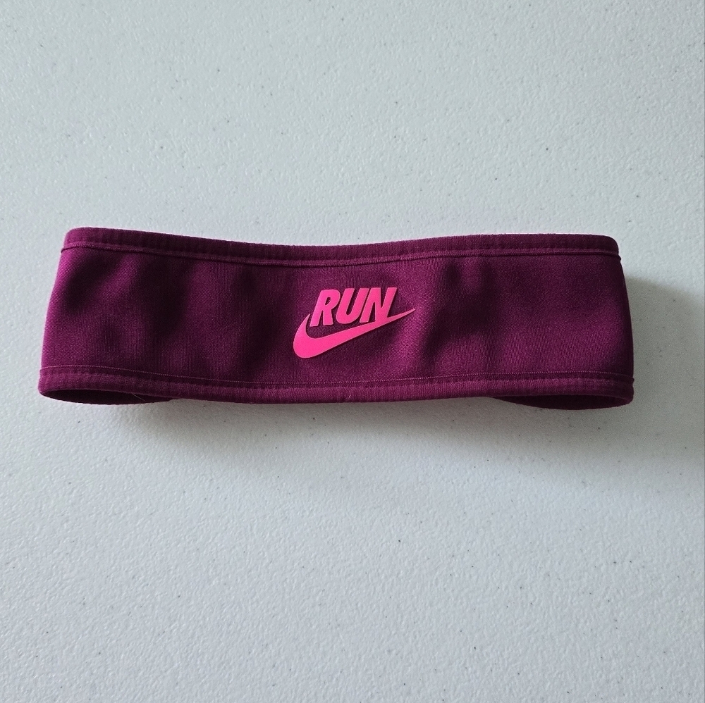 Nike Head band dark pink *
